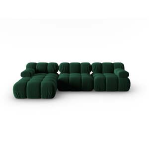 Zelena baršunasta sofa 285 cm Bellis – Micadoni Home