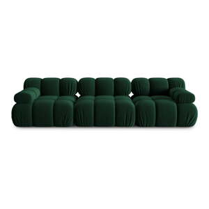 Zelena baršunasta sofa 282 cm Bellis – Micadoni Home