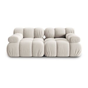 Bež baršunasti sofa 188 cm Bellis – Micadoni