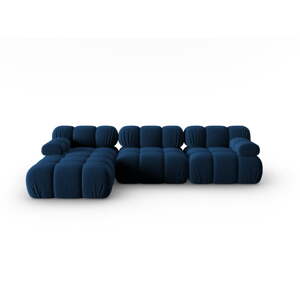Plava baršunasta sofa 285 cm Bellis – Micadoni Home
