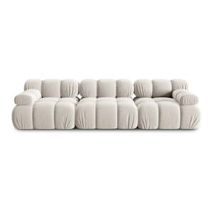Bež baršunasti sofa 282 cm Bellis – Micadoni