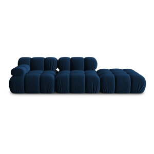 Plava baršunasta sofa 282 cm Bellis – Micadoni Home