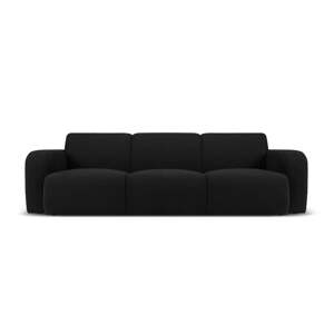 Crna sofa od bouclé tkanine 235 cm Molino – Micadoni Home