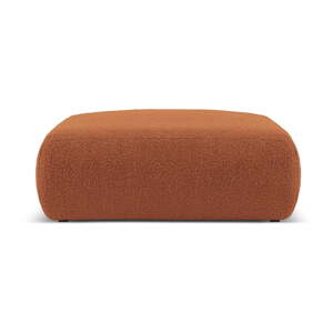 Smeđi tabure od bouclé tkanine Molino – Micadoni Home