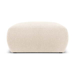 Bež tabure od bouclé tkanine Molino – Micadoni Home