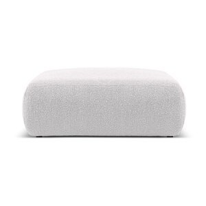 Svijetlo sivi tabure od bouclé tkanine Molino – Micadoni Home