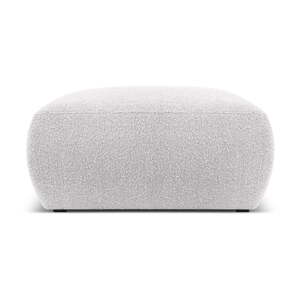 Svijetlo sivi tabure od bouclé tkanine Molino – Micadoni Home