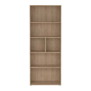 Biblioteka u dekoru hrasta u prirodnoj boji 80x205 cm Sign – Tvilum