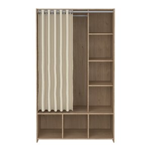 Bijeli/bež ormar u dekoru hrasta 105x180 cm Kit – Tvilum