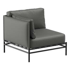 Tamno sivi modul za vrtne sjedeće garniture (promjenjiv) Dandy – Sit Sit