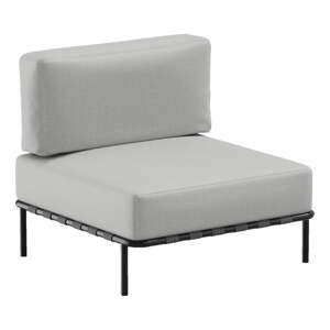 Svijetlo sivi modul za vrtne sjedeće garniture (srednji modul ) Salve – Sit Sit