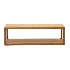 Stolić za kavu u dekoru hrasta u prirodnoj boji 65x140 cm Maymai – Kave Home
