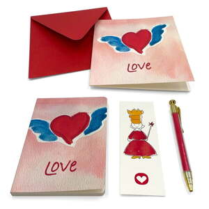 Poklon set za pisanje želja Heart and Prince – Kartos