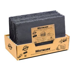 Pladnjevi u setu 6 kom od škriljevca 20x30 cm Tapas&Friends – Westmark