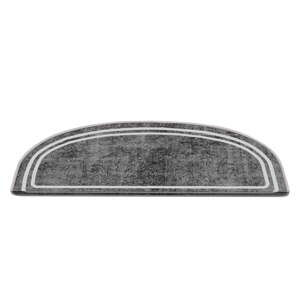 Sivi set tepiha za stepenice 16 kom 20x65 cm Plain – Vitaus