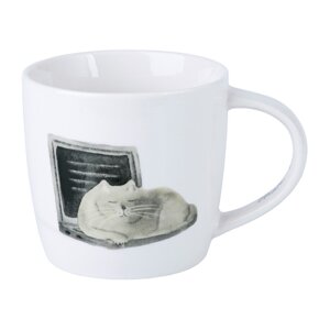 Bijela porculanska šalica 400 ml Computer Cat – Maxwell & Williams