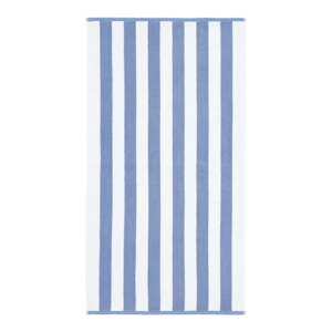 Bijeli/plavi pamučan ručnik 50x85 cm Stripe Jacquard – Bianca