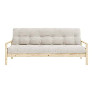 Bijela sklopiva sofa 205 cm Knob – Karup Design