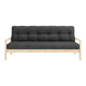 Tamno siva sklopiva sofa 205 cm Knob – Karup Design