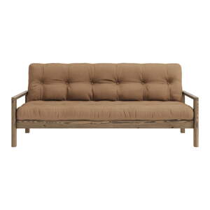 Smeđa sklopiva sofa 205 cm Knob – Karup Design