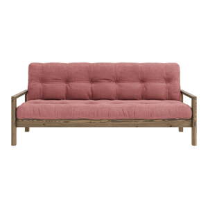Ružičasta sklopiva sofa 205 cm Knob – Karup Design