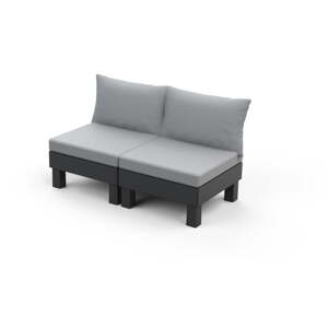 Siva plastična vrtna sofa Cantara – Keter
