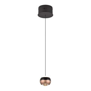 Crna/u bakrenoj boji LED viseća svjetiljka s metalnim sjenilom ø 15,5 cm Orbit – Trio Select