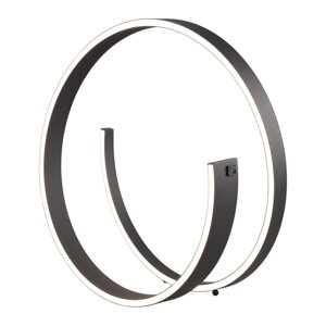 Crna LED stolna lampa s metalnim sjenilom (visina 45 cm) Cinardi – CINQUE
