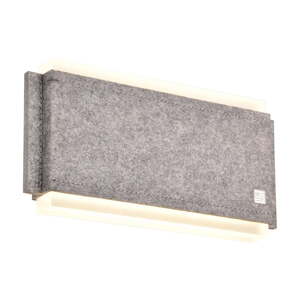 Siva LED zidna lampa Cicara – CINQUE