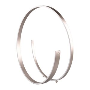 Siva LED stojeća svjetiljka s metalnim sjenilom (visina 75 cm) Cinardi – CINQUE