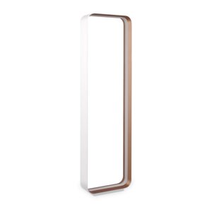Bijela LED stojeća svjetiljka s metalnim sjenilom (visina 109 cm) Cizione – CINQUE