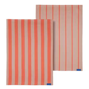 Pamučna kuhinjska krpa 2 kom 50x70 cm Stripes – Mette Ditmer Denmark