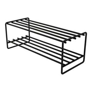 Crni metalni ormarić za cipele Clint – Spinder Design