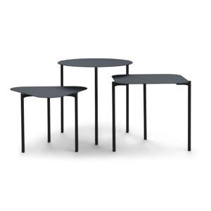 Metalni okrugli pomoćni stolići u setu 3 kom 46.5x46.5 cm Do-Re-Mi – Spinder Design
