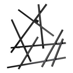 Crna metalna zidna vješalica Matches – Spinder Design