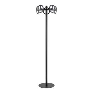 Crna metalna vješalica Circle – Spinder Design
