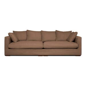 Svjetlo smeđa sofa od samta 266 cm Comfy – Scandic
