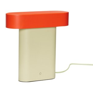 Narančasta/bež stolna lampa (visina 25 cm) Sleek – Hübsch