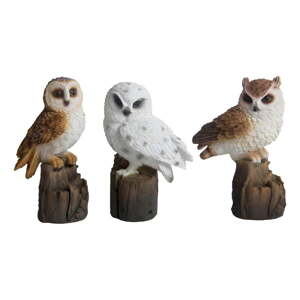 Vrtni kipići u setu 3 kom od polyresina Owl – Esschert Design