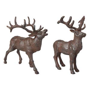 Metalne vrtni kipići u setu 2 kom Deer – Esschert Design