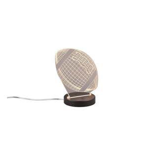 Crna LED stolna lampa (visina 21,5 cm) Football – Trio