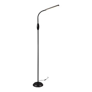 Crna LED stojeća svjetiljka (visina 145 cm) Toro – Trio