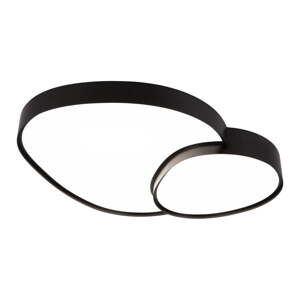 Crna LED stropna svjetiljka 63.5x77 cm Rise – Trio