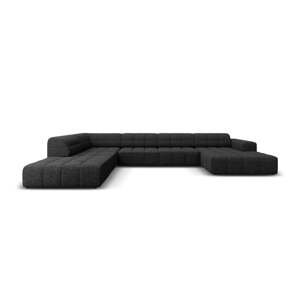 Antracitno siva kutna garnitura (s lijevim kutom/u obliku slova "U") Chicago – Cosmopolitan Design