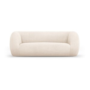 Krem sofa od bouclé tkanine 210 cm Essen – Cosmopolitan Design