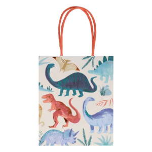 Poklon vrećice u setu 8 kom 13x8 cm Dinosaur Kingdom – Meri Meri