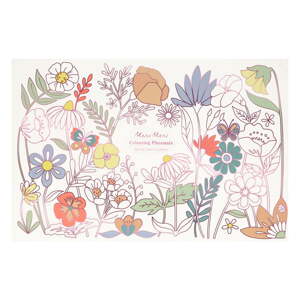 Papirnati podmetač 8 kom 28x42.5 cm Butterflies & Flowers – Meri Meri
