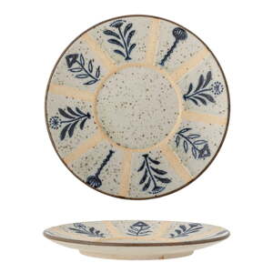Svijetlo plavi/krem desertni tanjur od kamenine ø 16 cm Leonie – Bloomingville