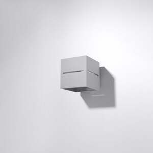 Siva zidna lampa Lorum – Nice Lamps