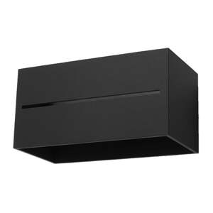 Crna zidna lampa Lorum Maxi – Nice Lamps